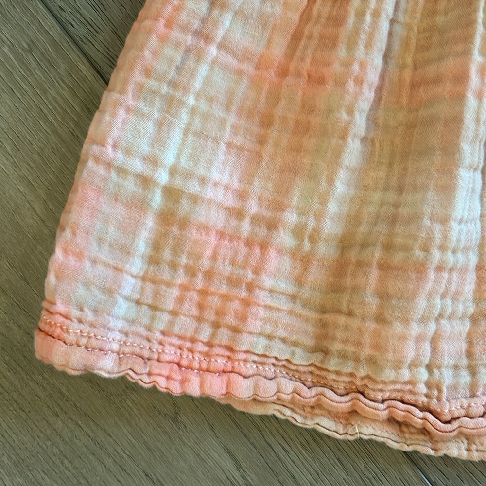 ANTHROPOLOGIE THE BETTE BABYDOLL PEASANT BLOUSE IN CORAL PINK SIZE SMALL EUC - Picture 6 of 10